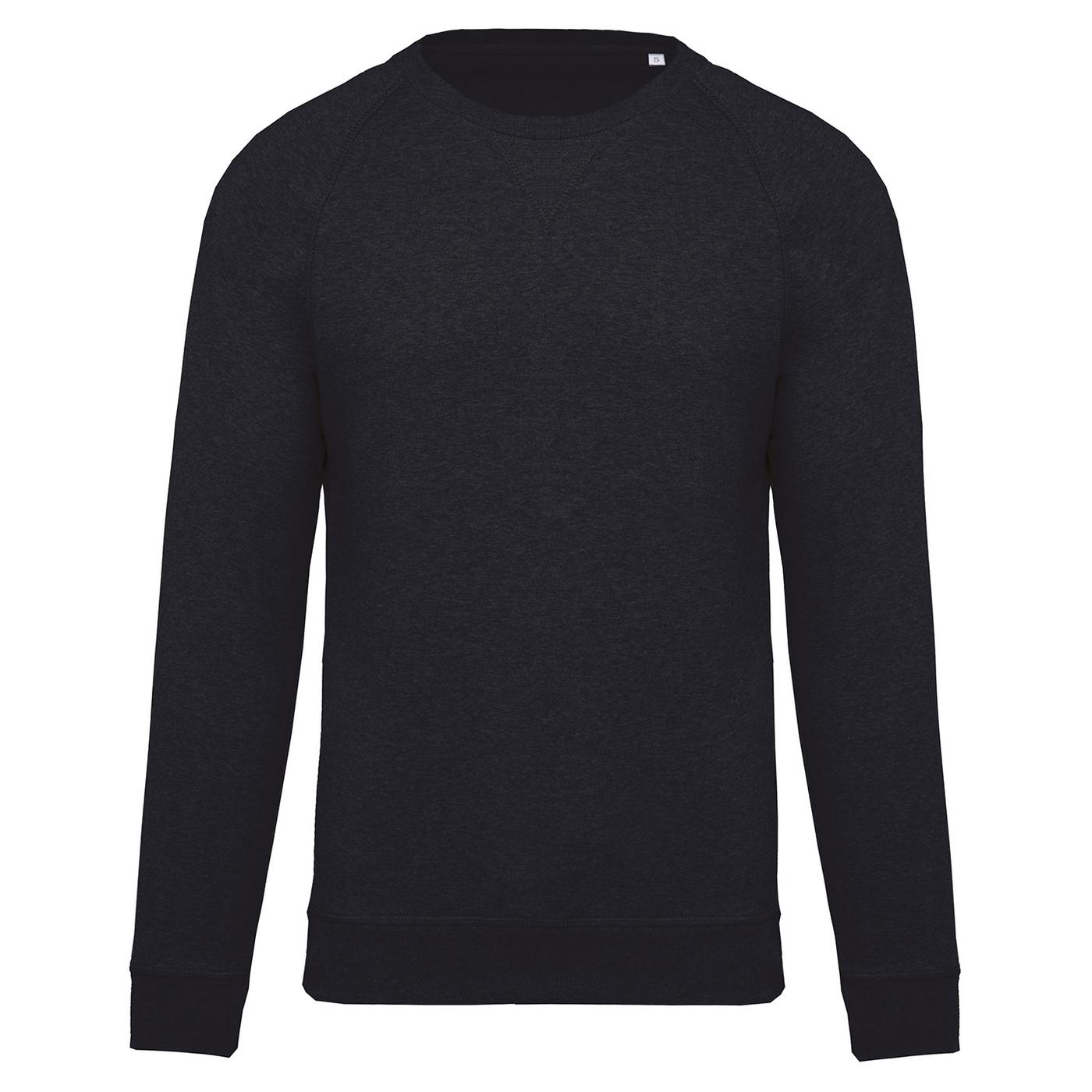 Kariban Raglan-sweatshirt van biologisch katoen voor heren met ronde hals XXL