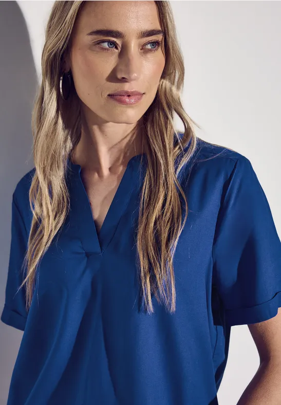 Street One Blouse in effen kleur