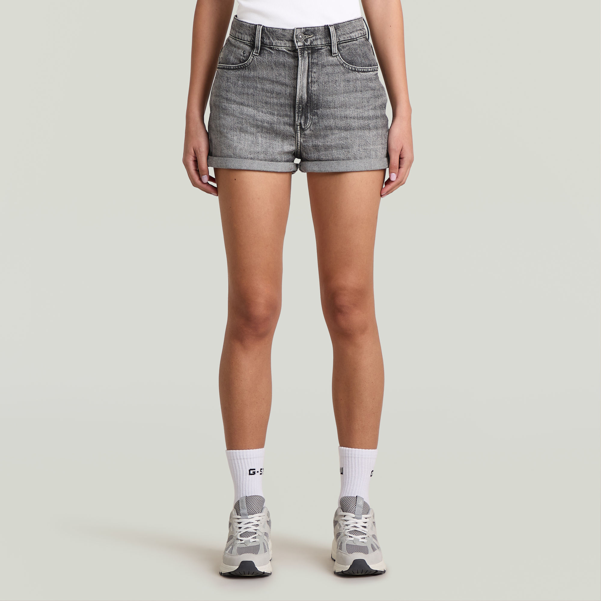 G-Star RAW Tedie Ultra High Short - Grijs - Dames