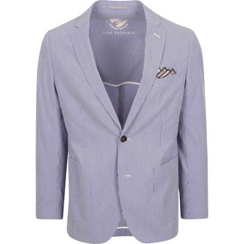 Suitable Blazer  Colbert Lind Strepen Blauw