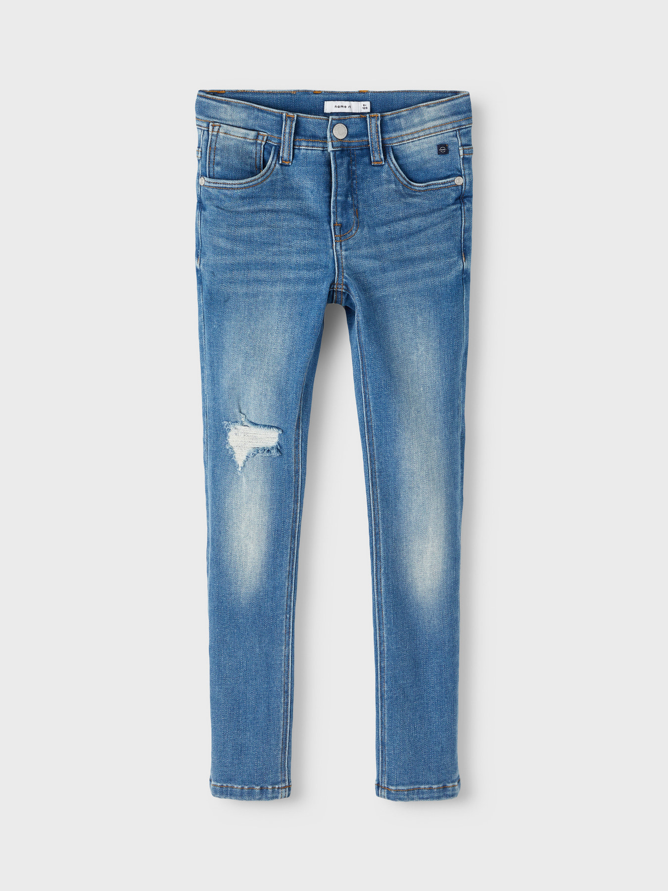 Name it winter jeans broek jongens - blauw - xslim fit - NkmTheo