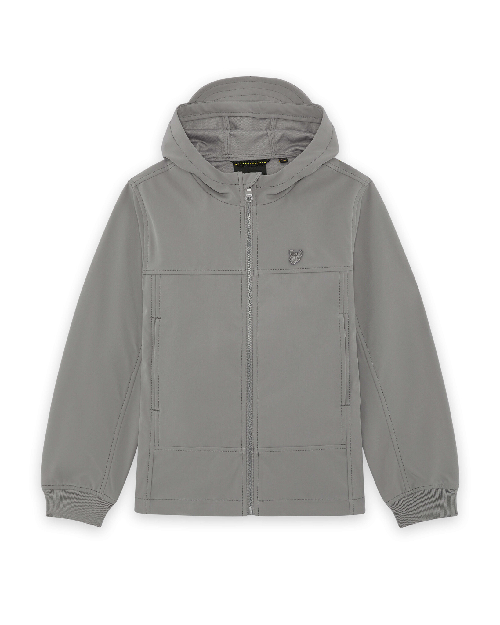Lyle & Scott winter softshell jas jongens - grijs - Tonal Eagle