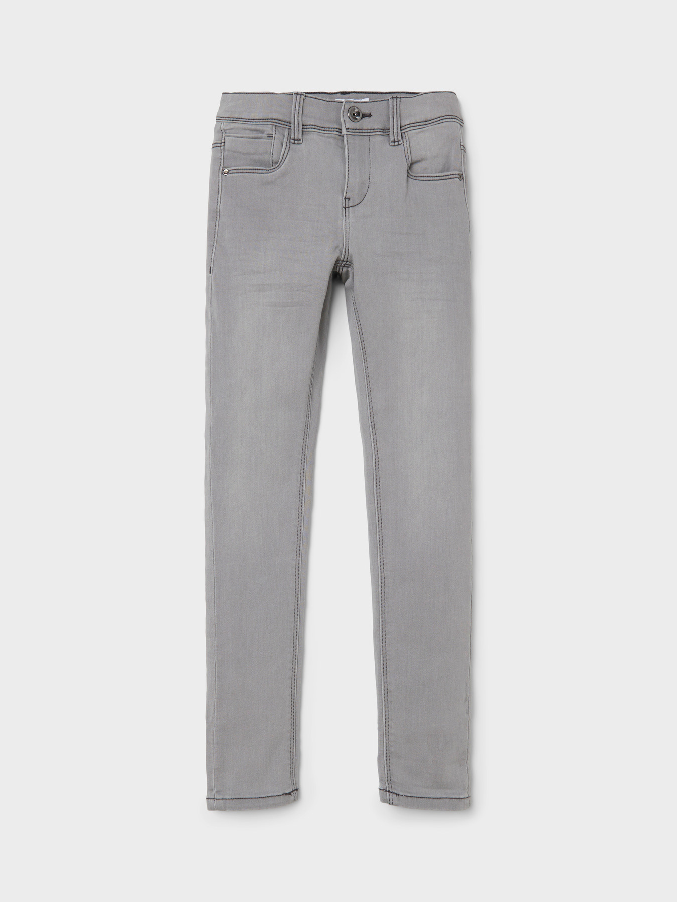 Name it winter jeans broek meisjes - medium grijs - skinny fit - NkfPolly