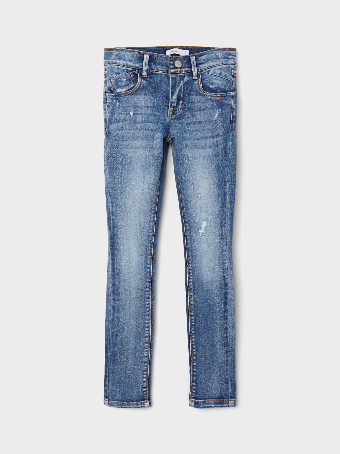 Name it winter jeans broek meisjes - blauw - skinny fit - NkfPolly2678