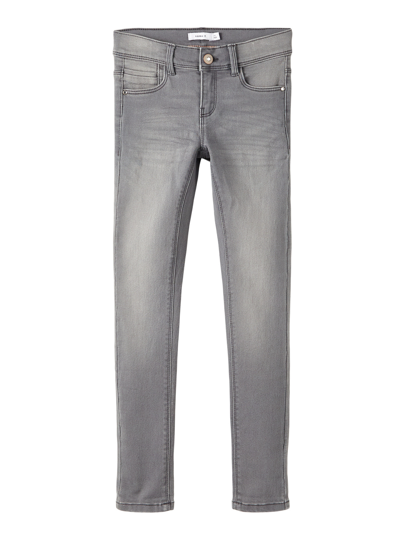 Name it winter jeans broek meisjes - grijs - skinny fit - NkfPolly