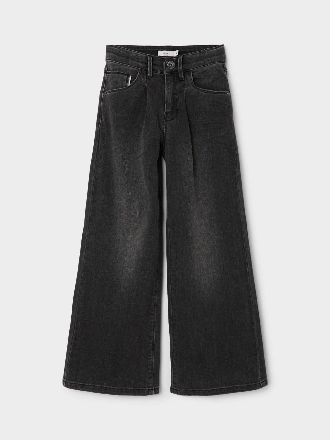 Name it winter jeans broek meisjes - zwart - baggy fit - NkfBella