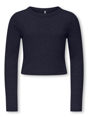 Kids ONLY winter top meisjes - blauw - KogBina - slim fit, longsleeve