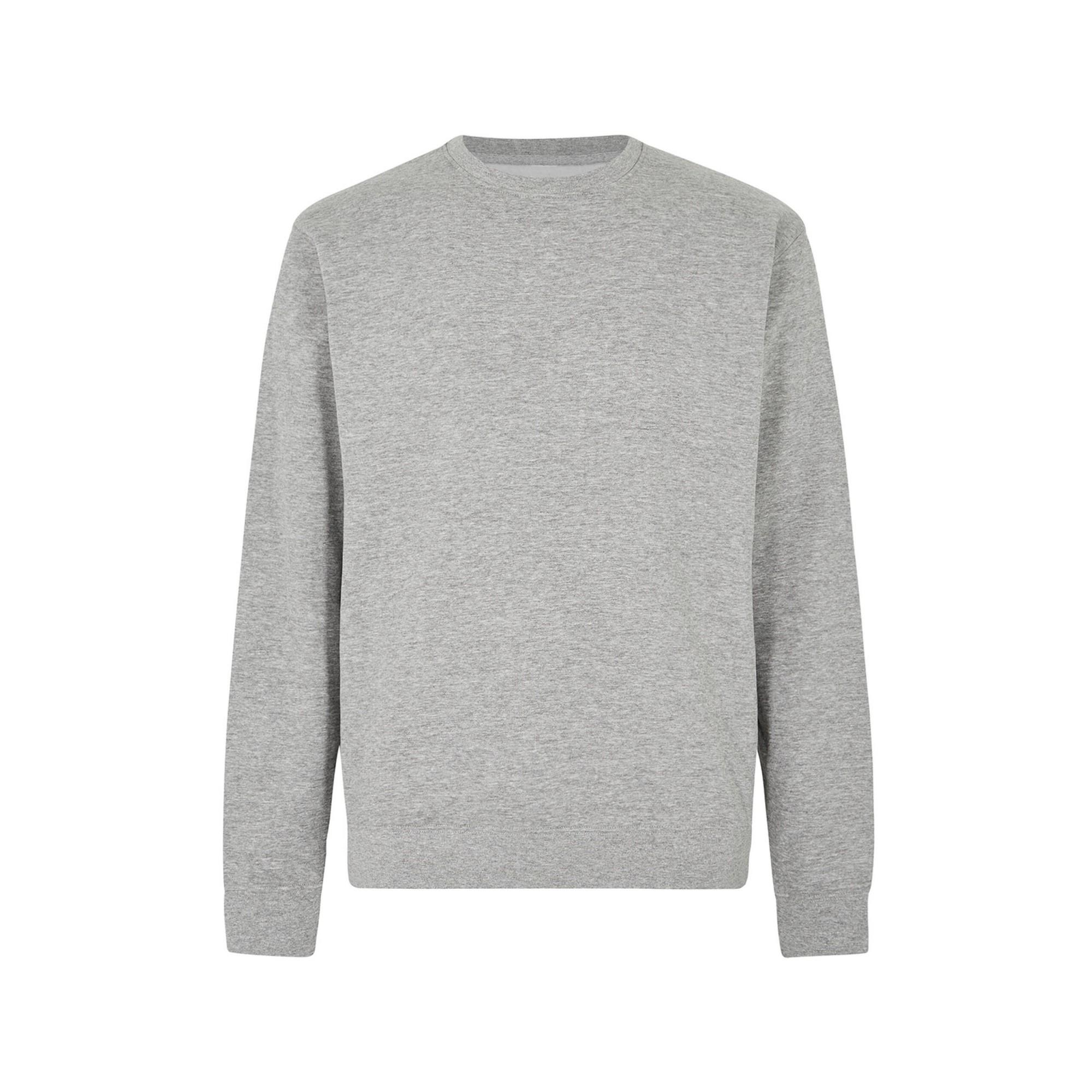 Kustom Kit Heren Heather normaal sweatshirt L grijs