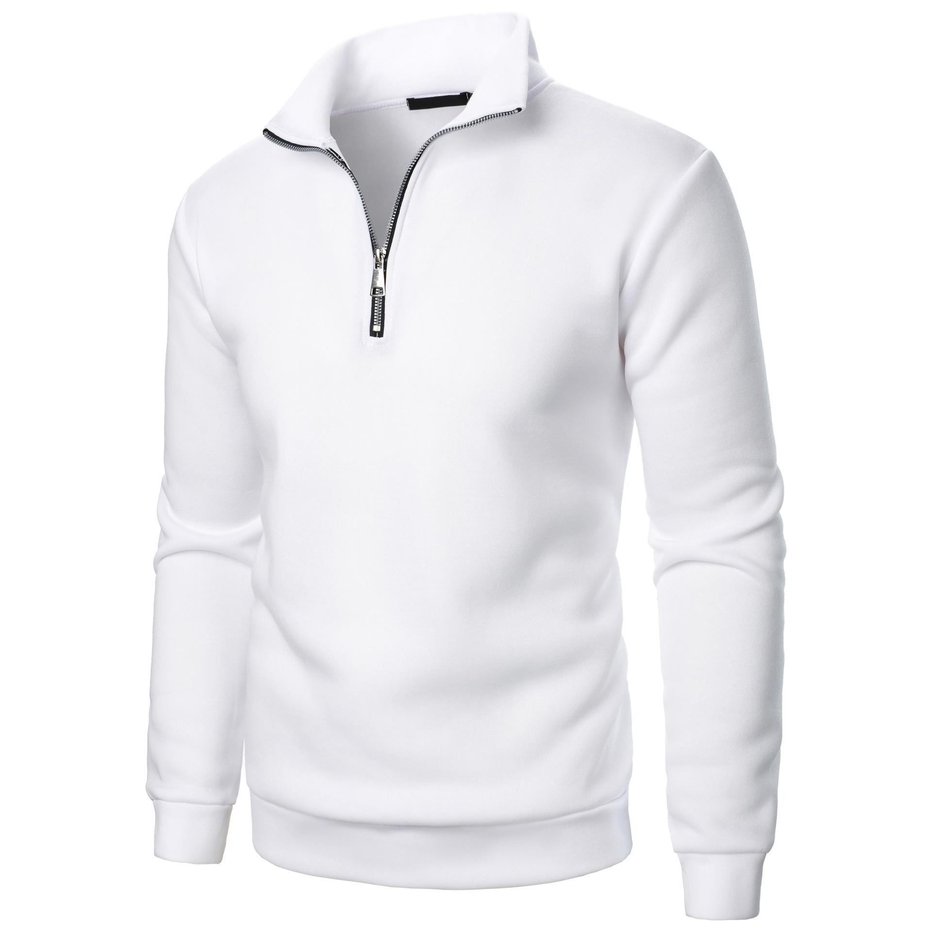 Cloth W Heren Herfst Winter Heren Half Rits Pullover Sweatshirt Turtleneck Raglan Lange Mouw Hoodies Warme Streetwear Zakelijke Jassen Yasheng S wit