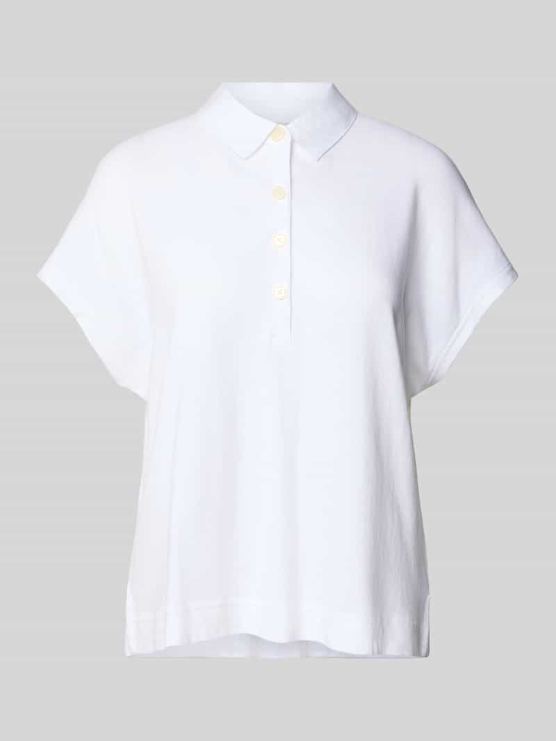 Marc O'Polo Poloshirt oversized, van lichte jersey