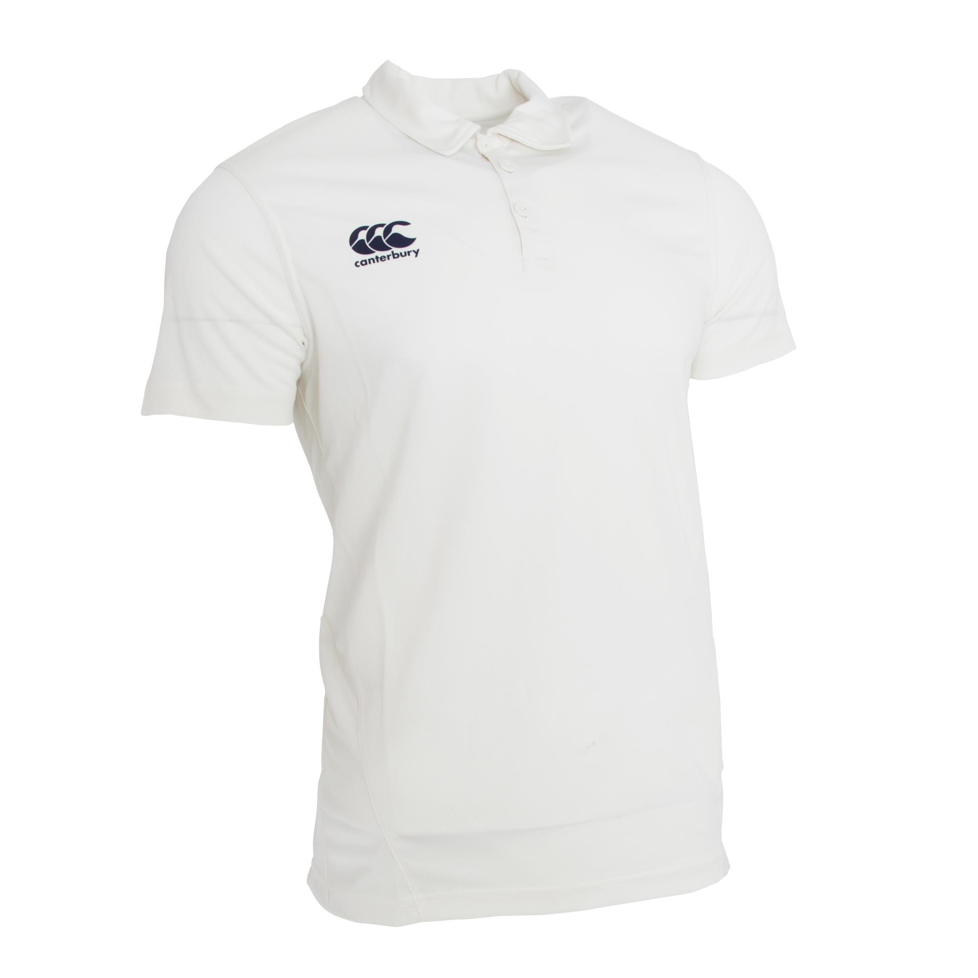 Canterbury cricketshirt met korte mouwen voor heren 3XL crème