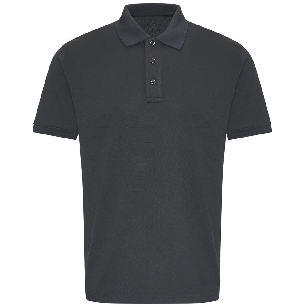 Pro RTX Mens Pro Moisture Wicking Polo Shirt M grijs