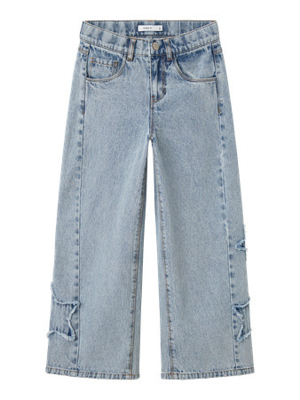 Name it winter jeansbroek meisjes - blauw - skater fit - NkfBella