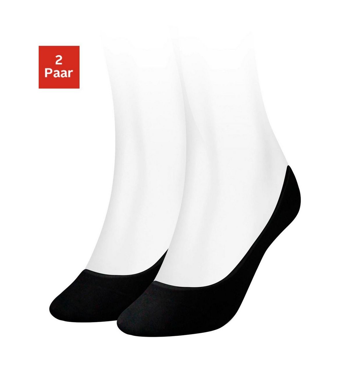 Tommy Hilfiger Enkelsokken TH WOMEN FOOTIE INVISIBLE 2P (2 paar, 2 paar)