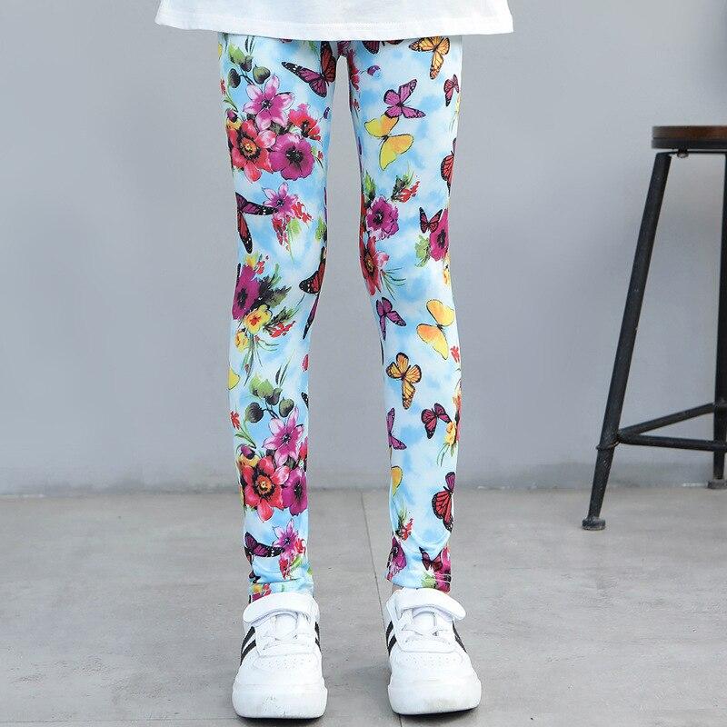 Jykx Lente en zomer meisjes nieuwe broek legging met bloemenprint 160