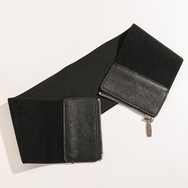 CrossCart Modieuze elastische brede tailleband voor dames - Trendy, veelzijdig en decoratief voor rokken en shirts