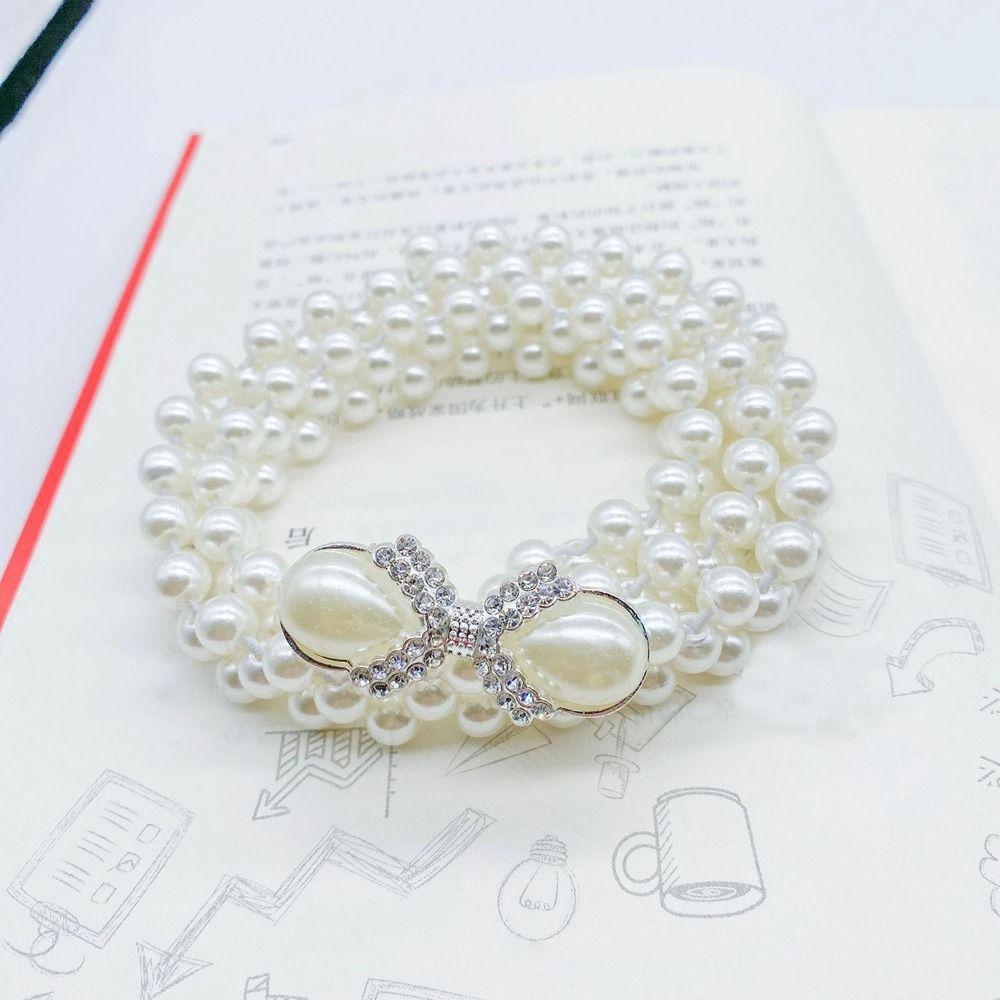 Shieimin36 Kledingbenodigdheden Parel Tailleriem Trui Decoratieve Diamant Tailleketting Elastische riem Dames Style 9