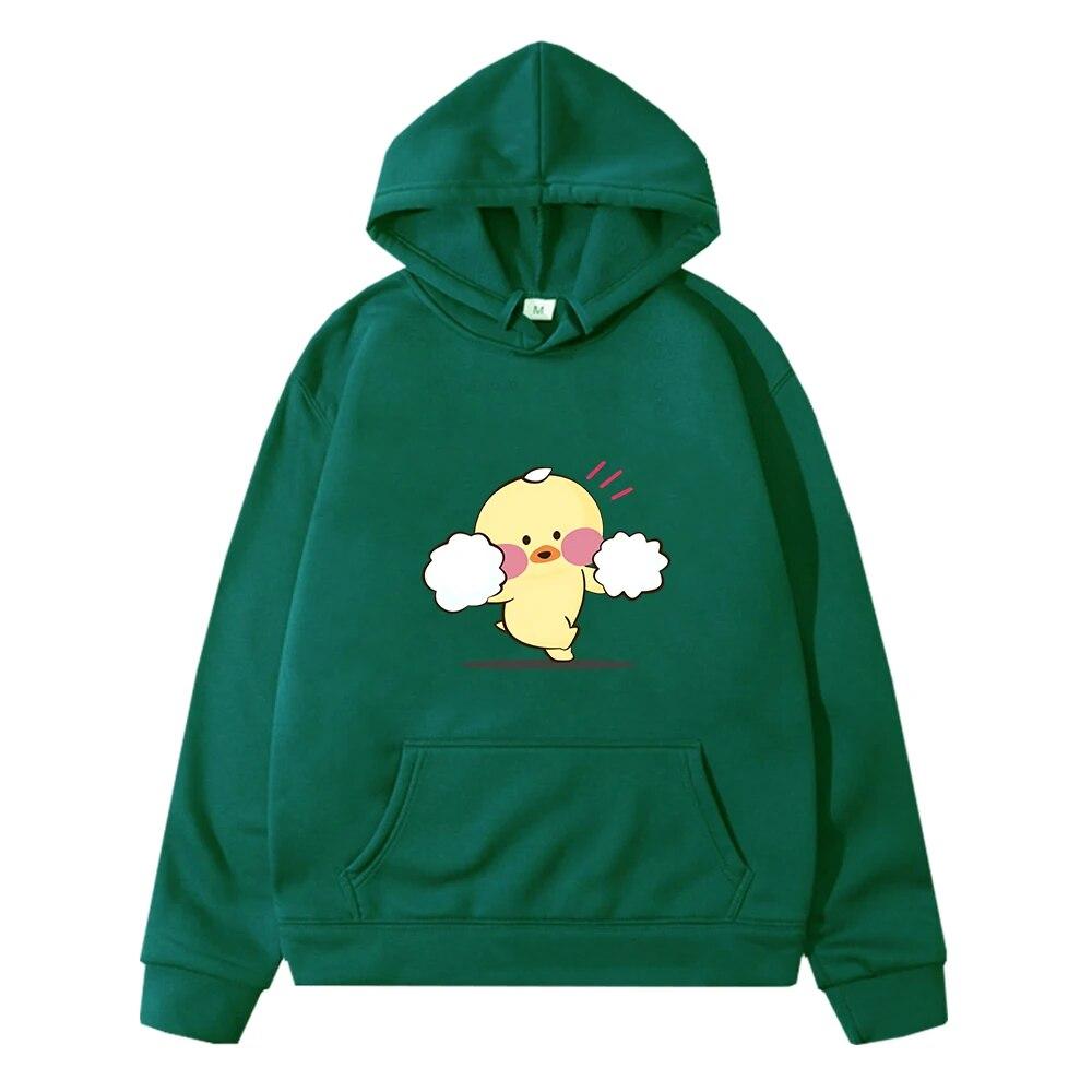 Xuhaijian02 Babyjongenskleding Lalafanfan Eend Grafische Hoodies voor tienermeisjes Sweatshirt Leuke Kawaii Sportkleding Hoody Kinderkleding 110