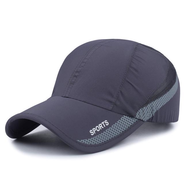 Northwood []Zomerpet Heren Sport Baseball Cap Dames Zonnepet Ademende Papa Hoed Sport Snapback Cap 56-60cm donkergrijze kleur