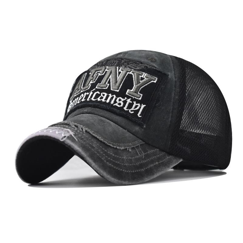 91610103MAC303Y57G Hoge Kwaliteit Merk New York Gewassen Katoenen Cap Voor Unisex Vrouwen Gorras Snapback Caps Baseball Caps Pet Vader Hoed Buiten cap Adjustable