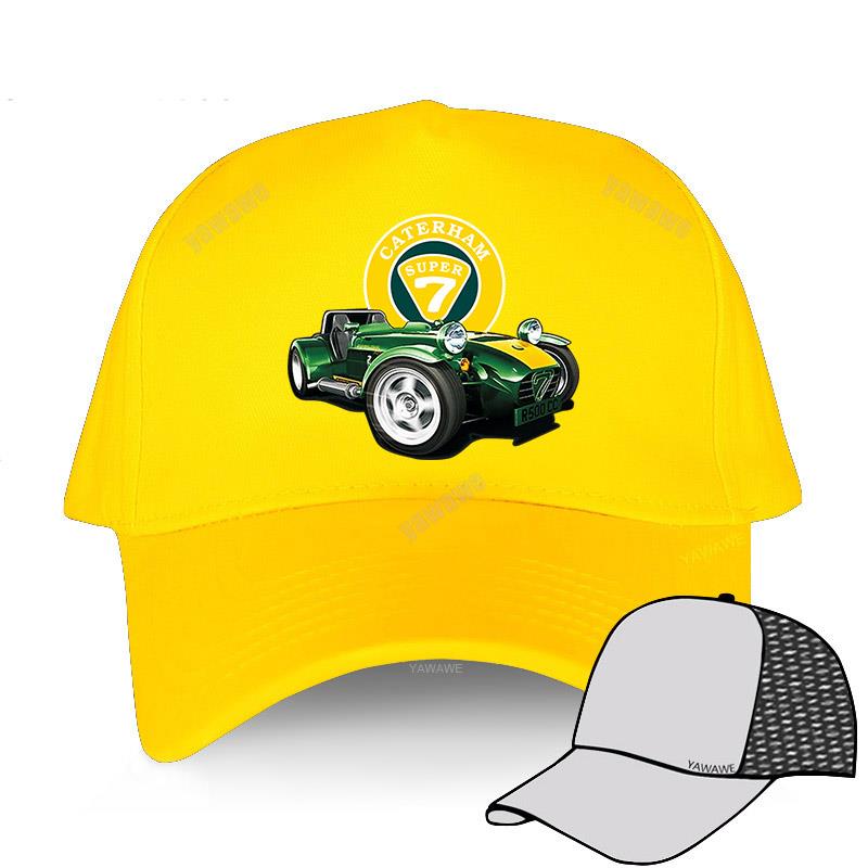 Moto Cap Nieuwe aankomst effen honkbalpetten heren zomer ademend golfhoed CATERHAM SUPER 7 tieners modemerk pet vrouwelijke vrijetijdshoeden Adjustable