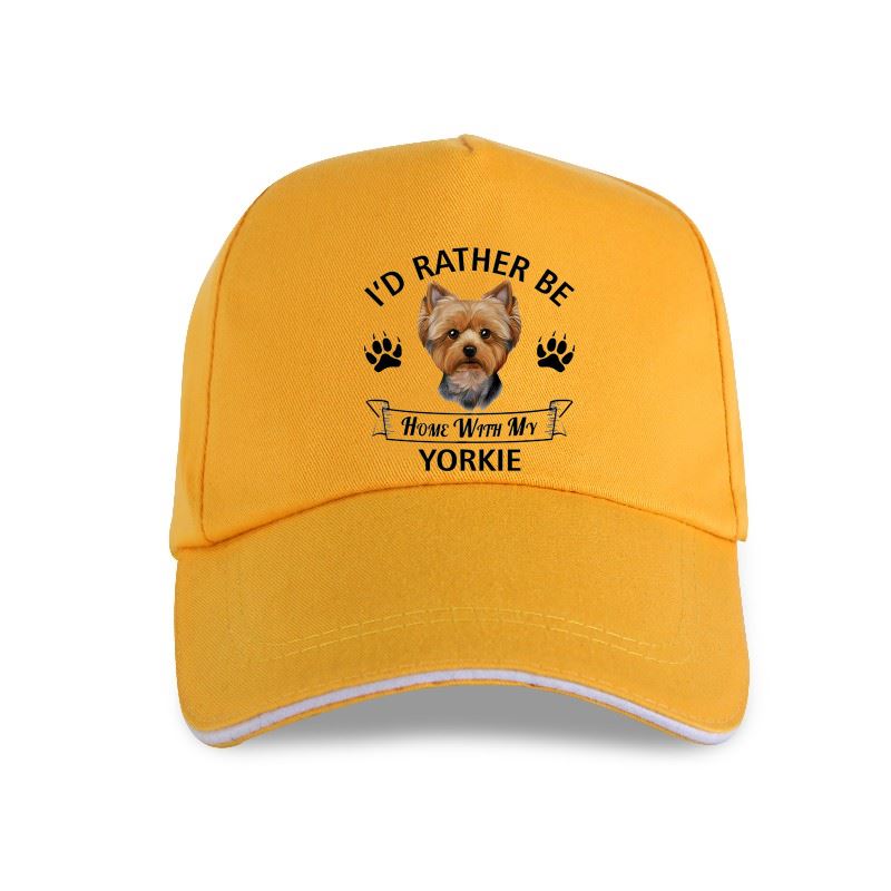 JUNE CAP 2021 Nieuwe Coole Baseballpet Unisex Yorkshire Terrier - Ik Zou Liever Thuis Zijn Met Mijn Yorkie - Dogcasual
