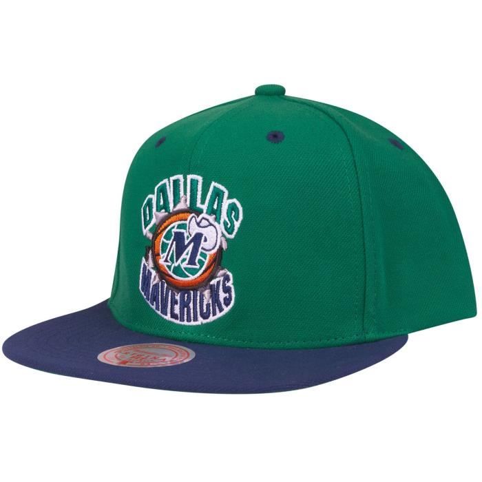 59caps Casquette Snapback - MITCHELL & NESS - BREAKTHROUGH - Dallas Mavericks - Blanc - Sportswear