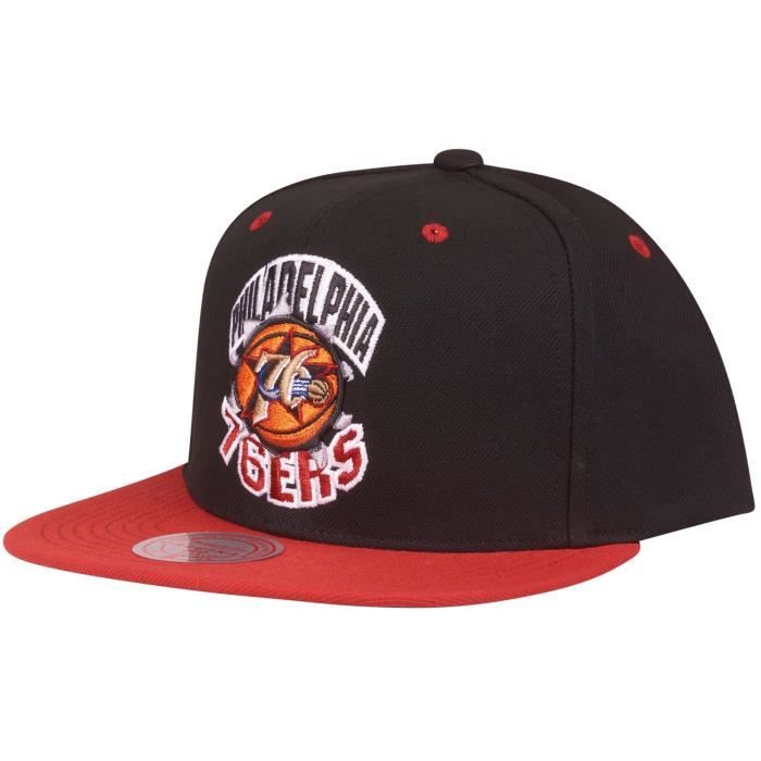 59caps Casquette Snapback BREAKTHROUGH Philadelphia 76ers - MITCHELL & NESS - Homme - Blanc/Noir - Printemps/Été