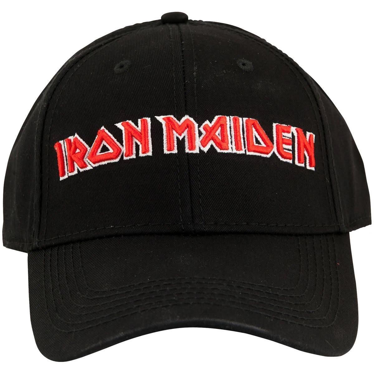 Iron Maiden Unisex volwassen logo baseballpet One Size
