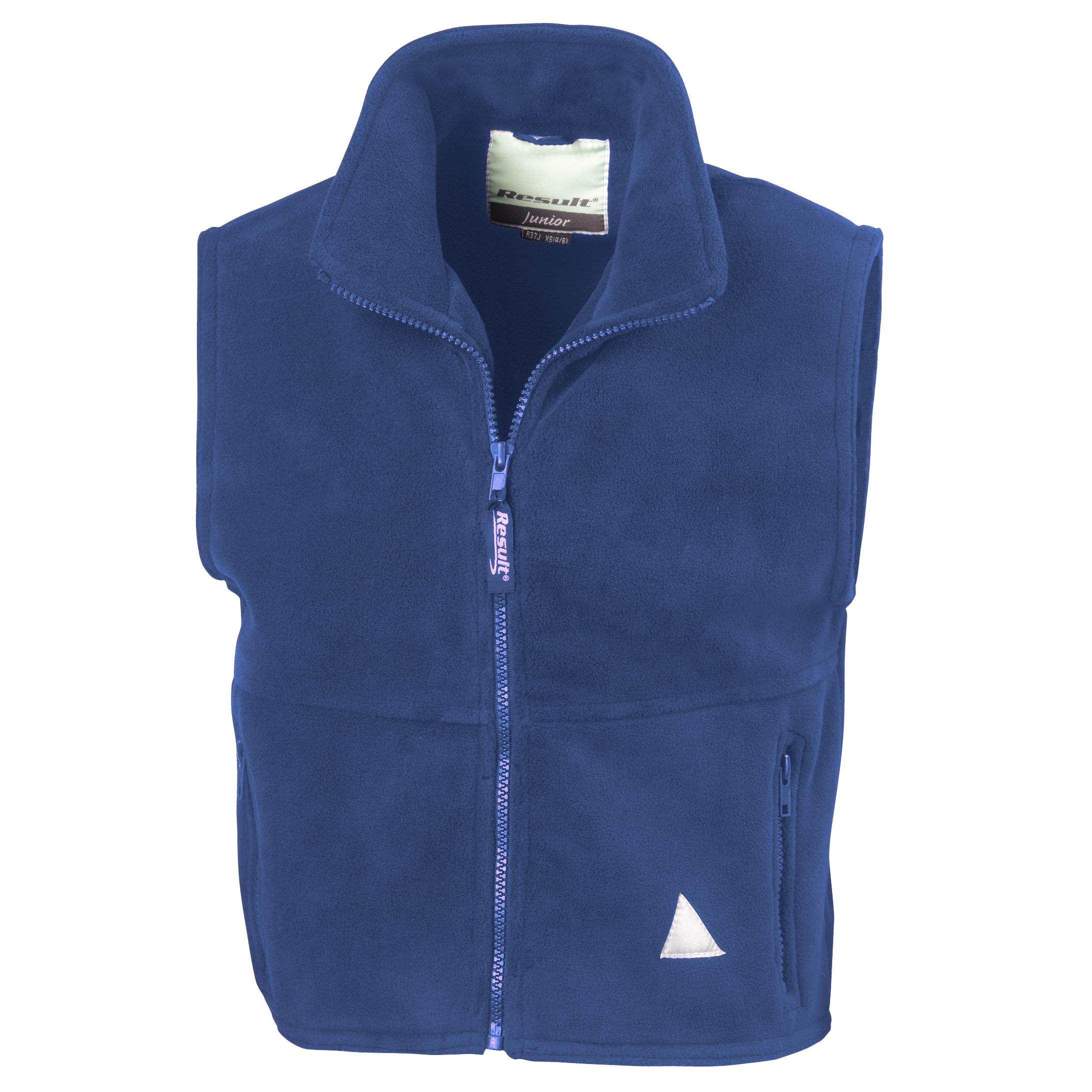 Result Childrens Unisex Anti-Pill Polar-Therm Fleece Bodywarmer / Gilet M koningsblauwe kleur