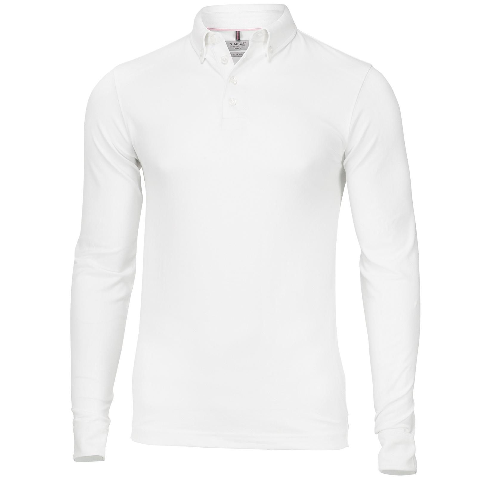 Nimbus Heren Carlington Deluxe poloshirt met lange mouwen 2XL