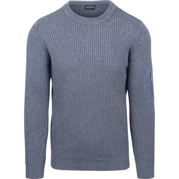 Suitable Sweater  Mou Trui Melange Blauw
