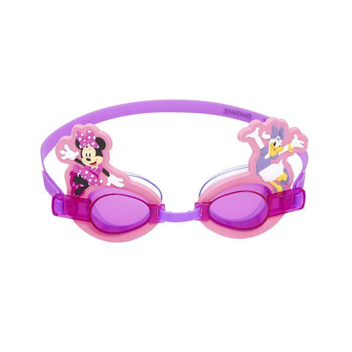 TECHSALES Lunettes de natation - Bestway - Minnie & Friends - Silicone - Protection UV - +3 ans