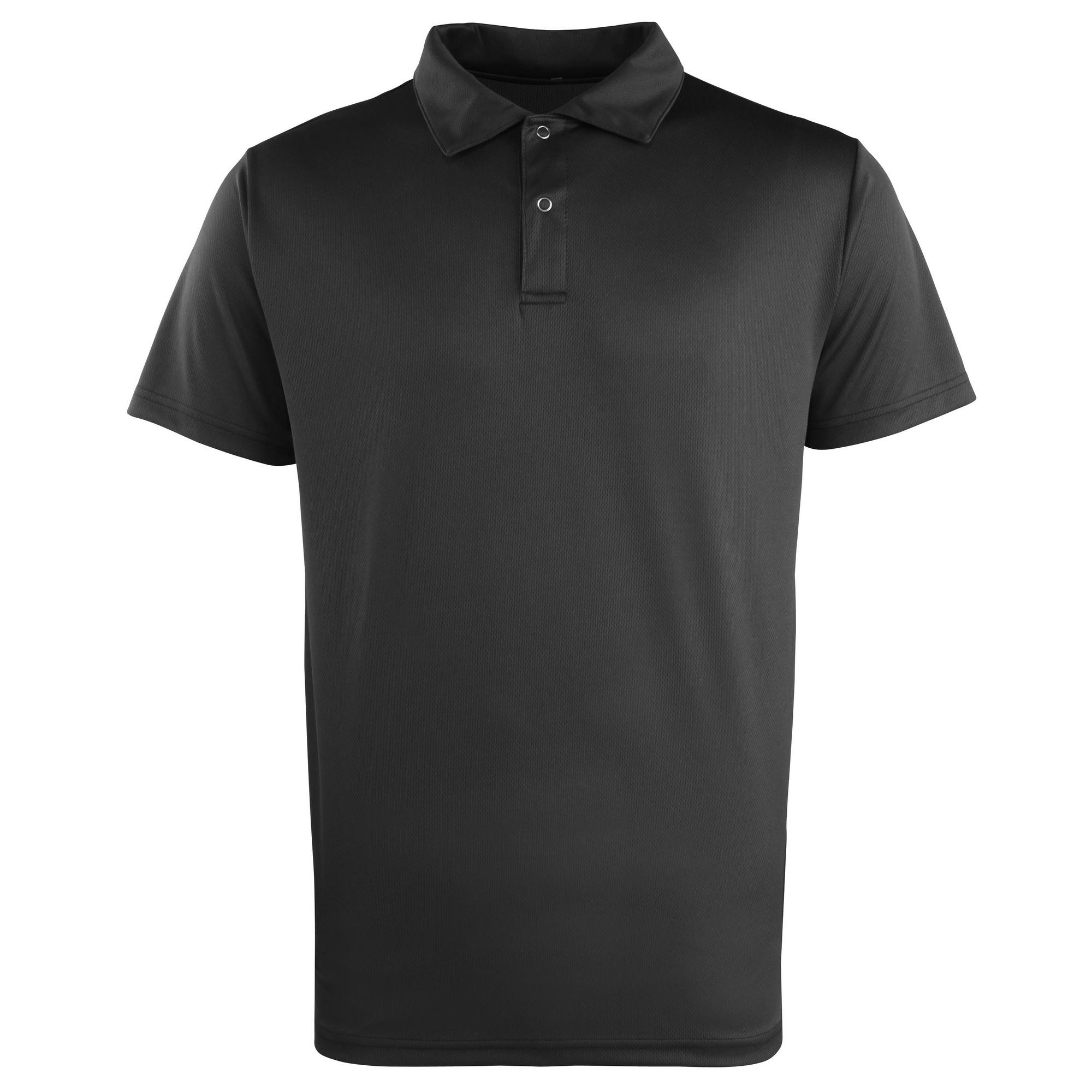 Premier effen unisex coolchecker poloshirt met studs 2XL