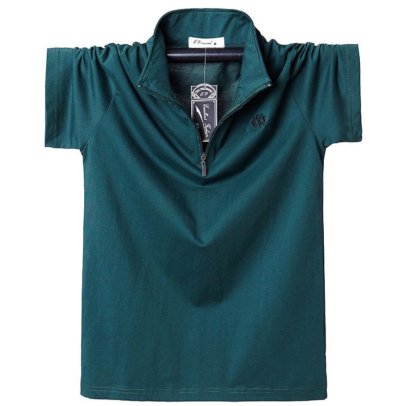 Phoca Largha for Men Nieuw herenpoloshirt met korte mouwen, plus maat T-shirt met polokraag en korte mouwen 5XL