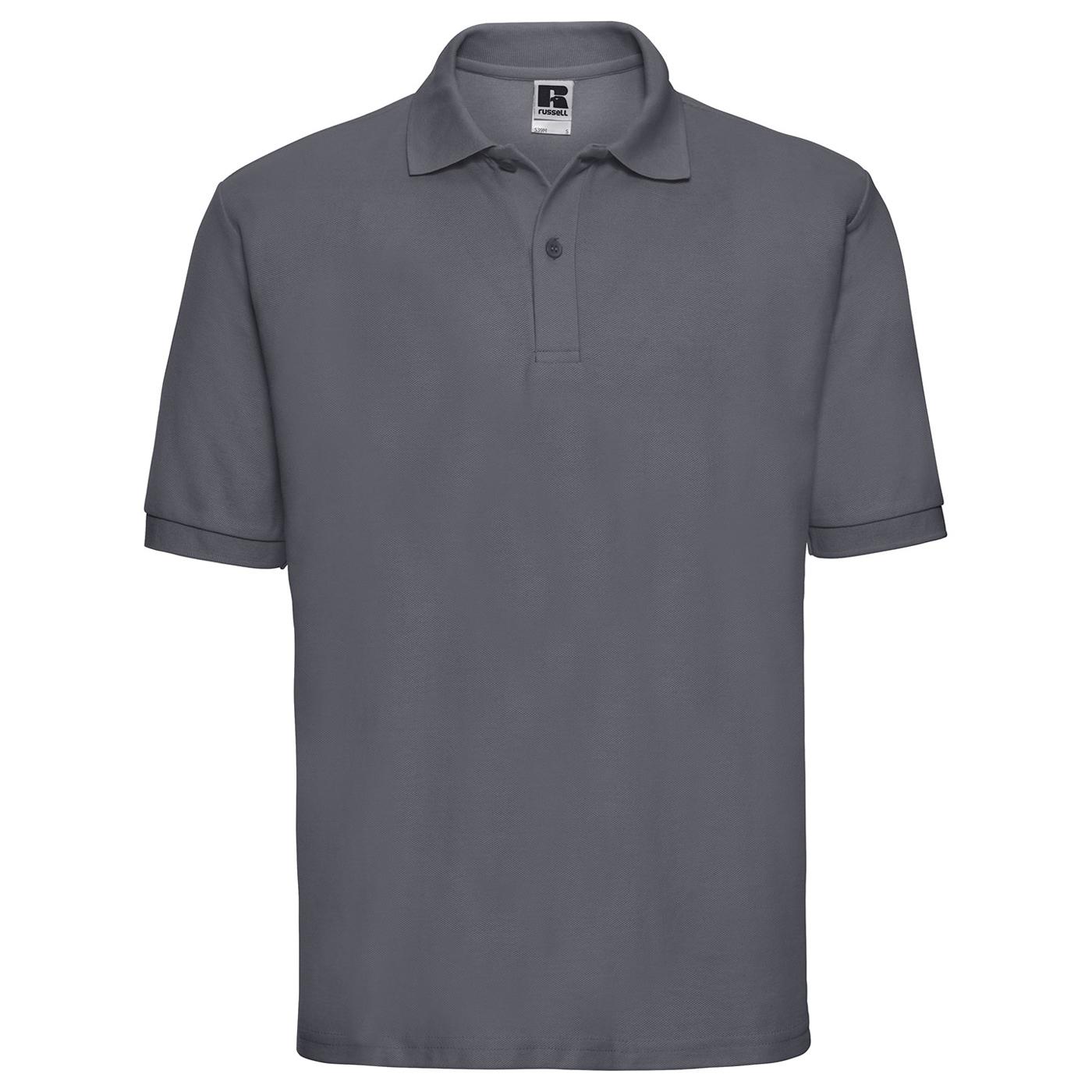 Russell , unisex klassiek polykatoen poloshirt voor volwassenen L