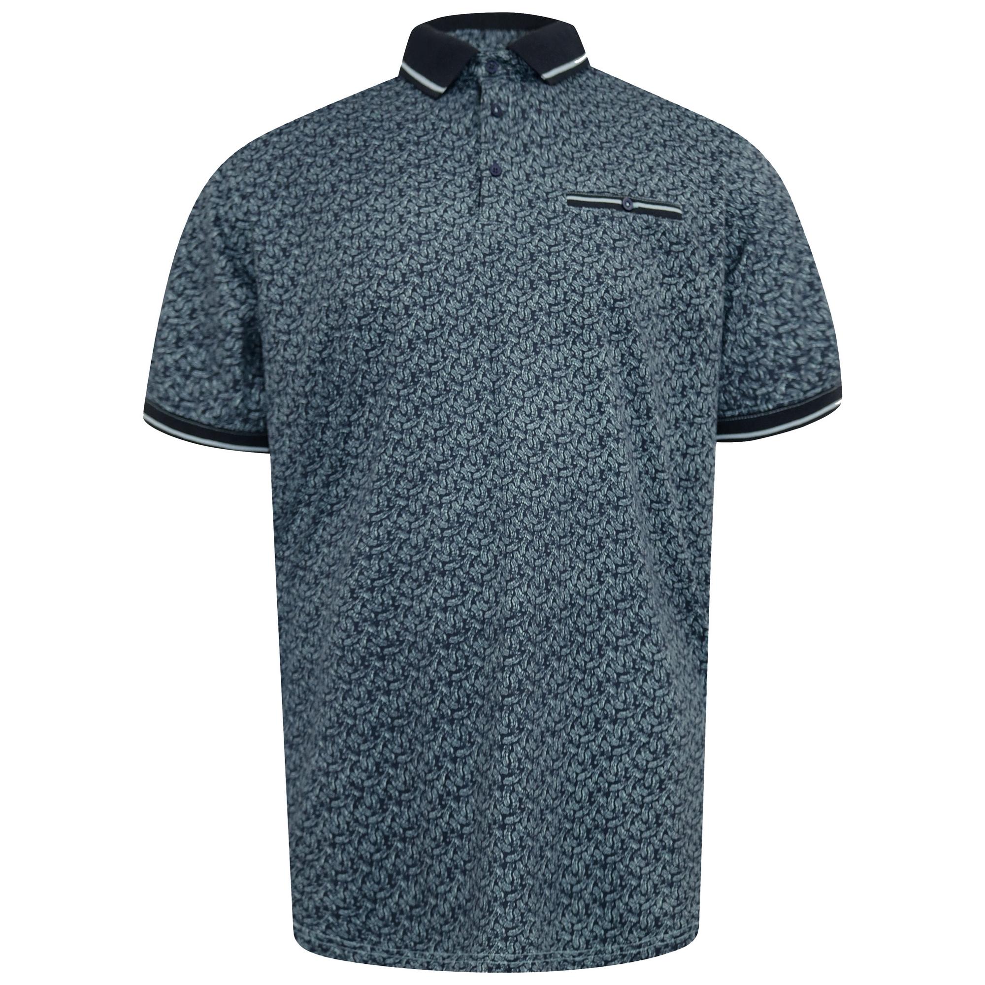 Duke Heren D555 Woolwich All-Over Print Kingsize Poloshirt 4XL