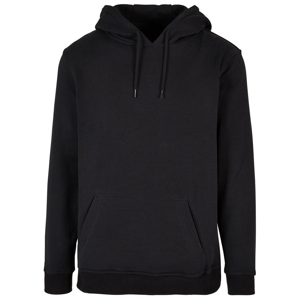 Build Your Brand Heren ultrazware normale hoodie zwart