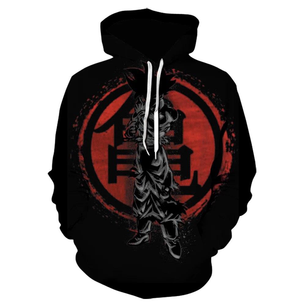 TIP723 Lente Herfst Heren Hoodie 3D Afdrukken Japanse Anime Goku Fashion Casual Sweatshirt Jas Lange Mouw Truien Oversized Tops M