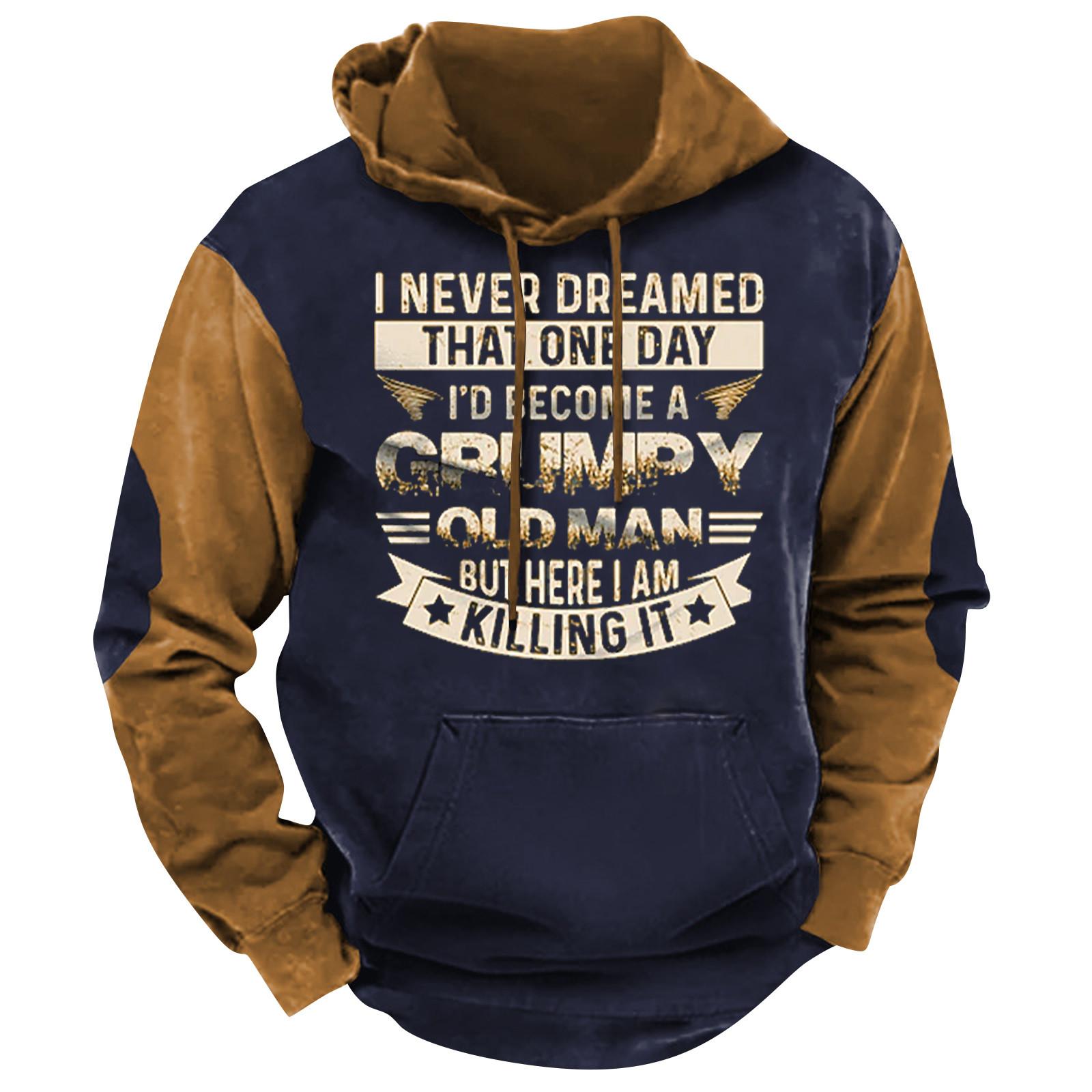 Winnerer Neptune Heren print pluche warme jas fleece trui casual jas zak trui herfst winterjas XXXXL