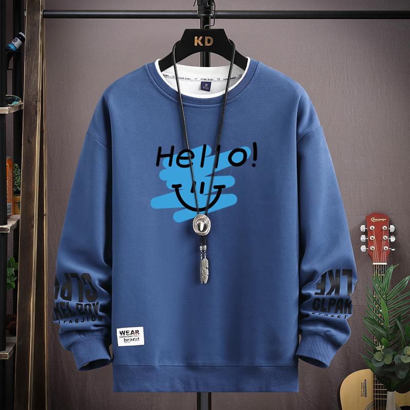 ETST 009 Lente Herfst Heren Sweatshirt Japan Cartoon Kat Sportkleding Lange Mouw O Hals T-shirt Harajuku High Street Herenkleding 2024 XL