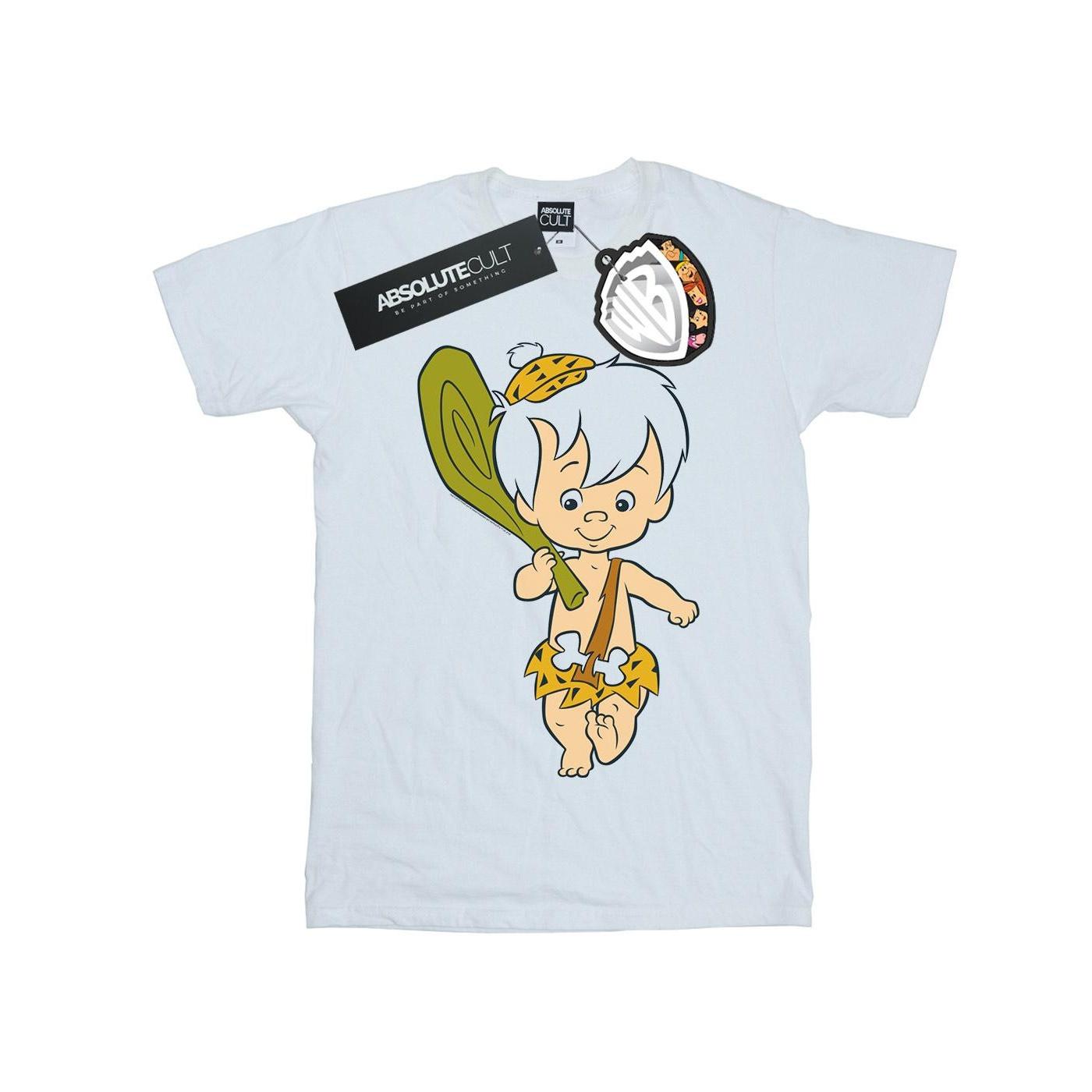 The Flintstones Het Flintstones Boys Bamm Bamm klassieke pose-T-shirt 5-6 Years wit