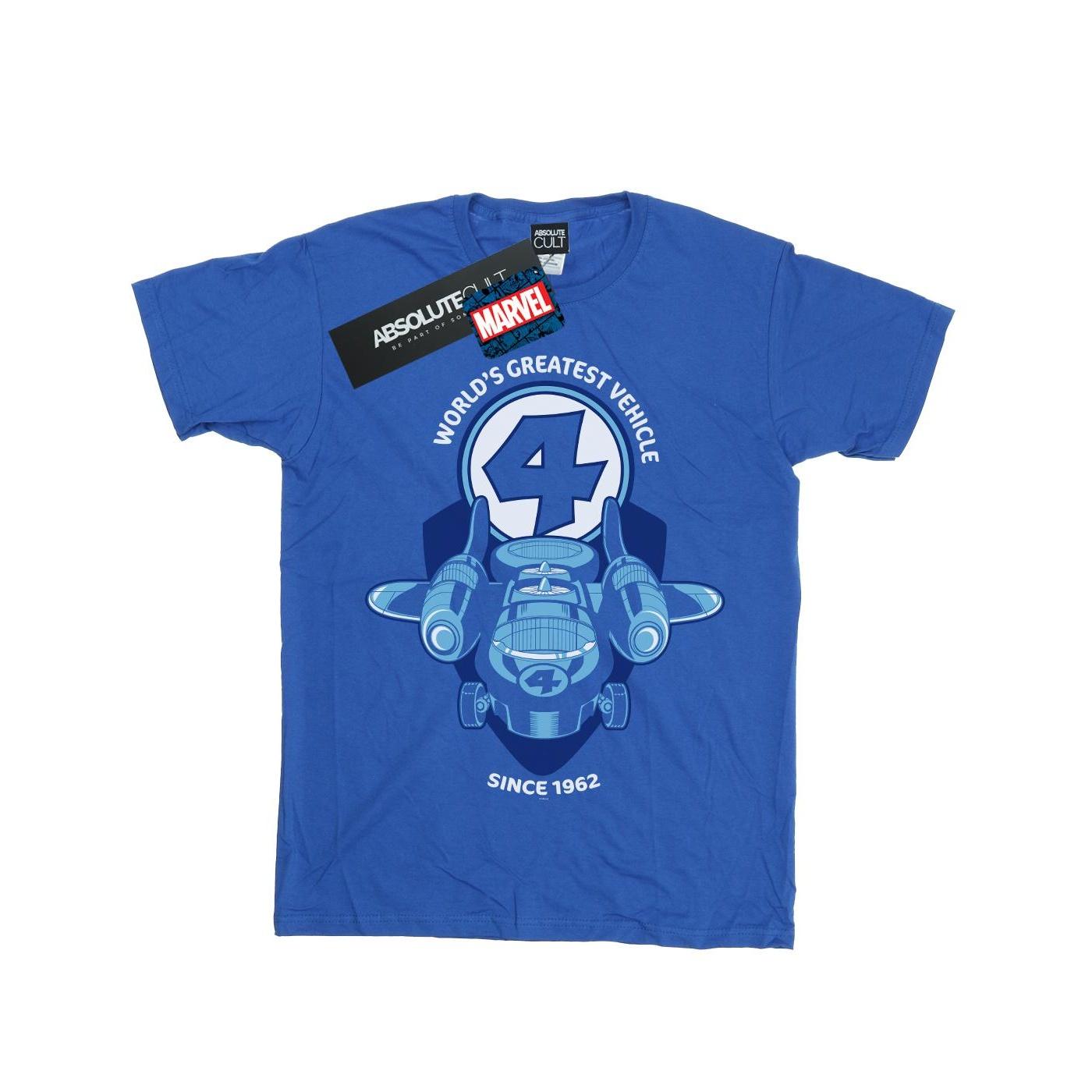 Marvel Boys Fantastic Four Fantasticar T-shirt 7-8 Years koningsblauwe kleur
