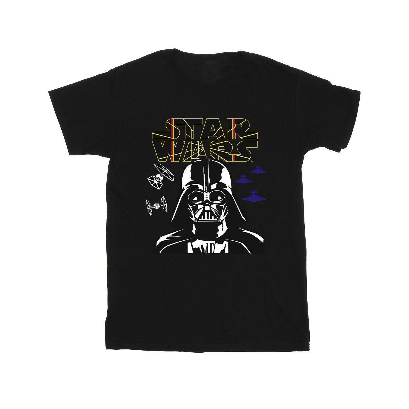 Star Wars jongens Darth Vader Comp-logo T-shirt 9-11 Years zwart