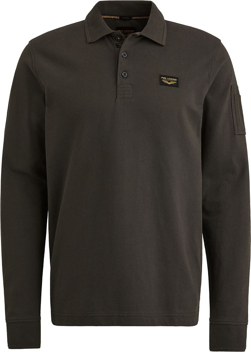 PME Legend American Classic Longsleeve Poloshirt Beluga