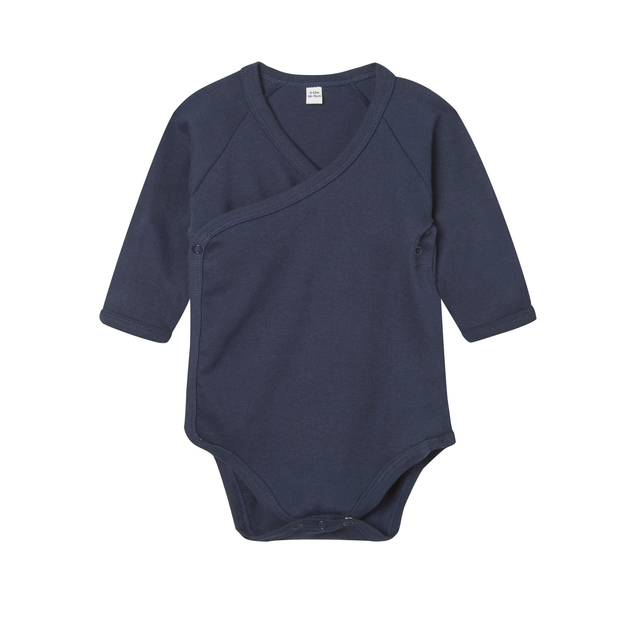 Babybugz baby-kimono bodysuit met lange mouwen 0-3 Months Vloot
