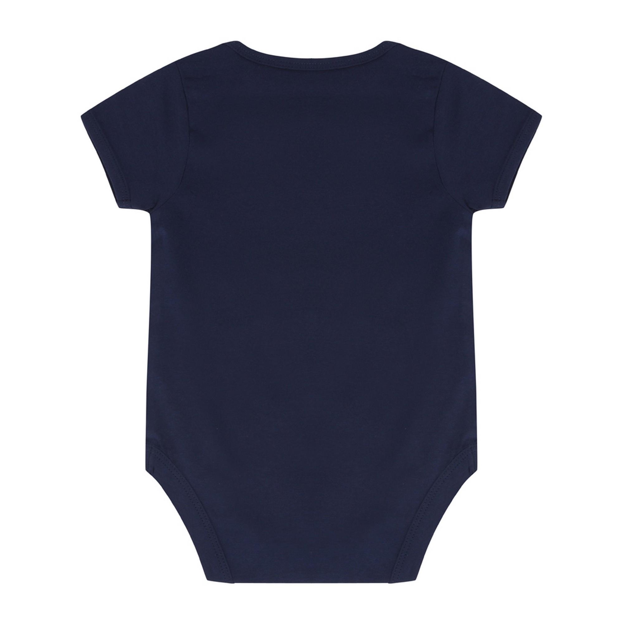 Larkwood Baby jongens/meisjes essentieel rompertje met korte mouwen 3-6 Months Vloot