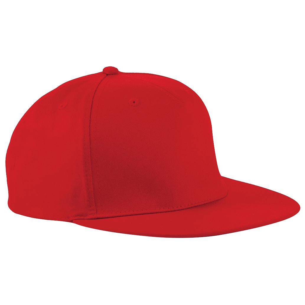 Beechfield unisex 5-paneels retro rapper-pet (pak van 2) One Size rood