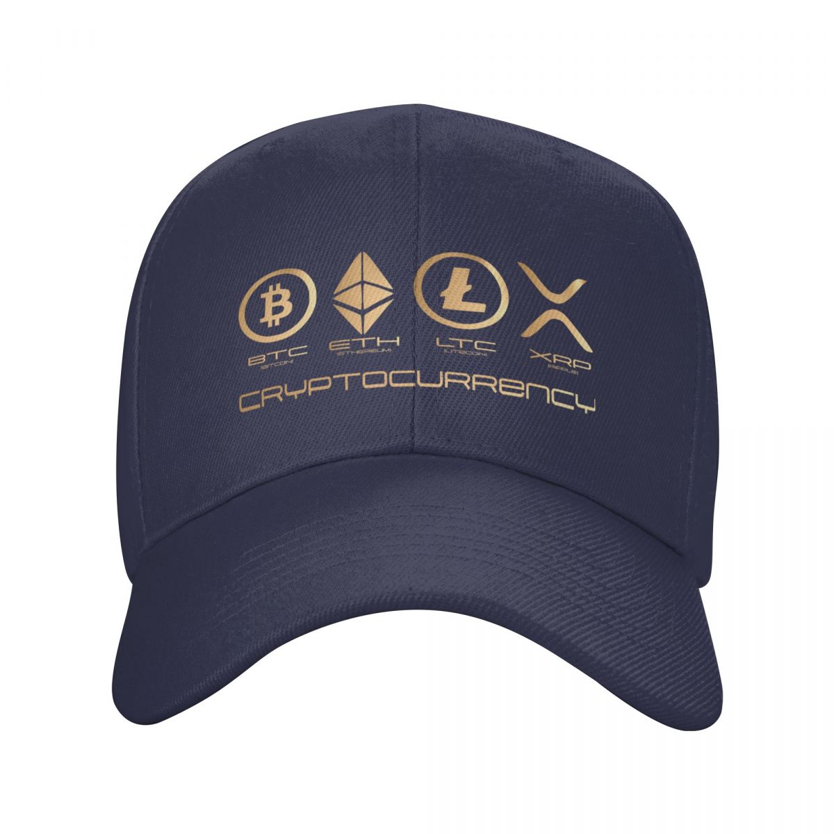 POPI home Ripple XRP Baseball Cap voor dames Unisex Verstelbare Bitcoin Crypto Cryptocurrency Dad Hat Zonbescherming Snapback Hoeden Trucker Caps Adjustable Cap
