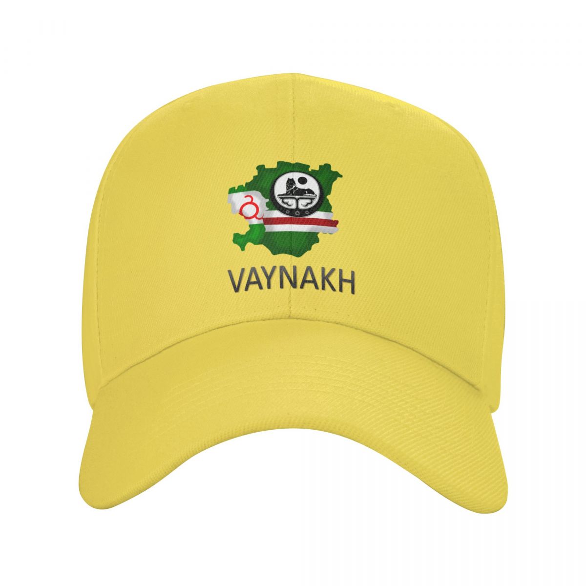 POPI home Mode Vaynakh Tsjetsjeense Baseball Cap voor Vrouwen Unisex Verstelbare Tsjetsjenië Vlag Kaart Dad Hat Outdoor Snapback Caps Adjustable Cap